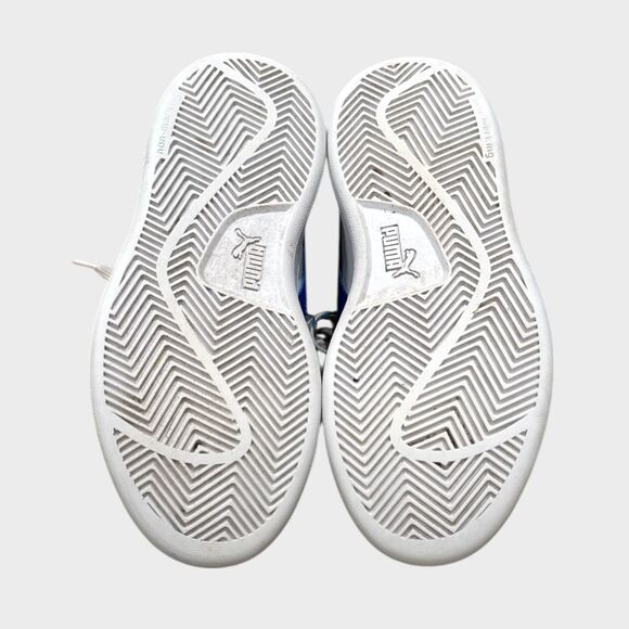 Puma Smash v2 Sneakers Kids Size 1.5C (White/Blue)-GUC - Picture 6 of 6